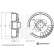tambor de freno con cojinete de rueda ADBP470023 Blue Print, Miniatura 3
