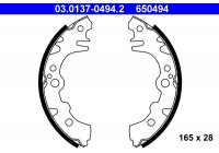 Juego de zapatas de freno 03.0137-0494.2 ATE