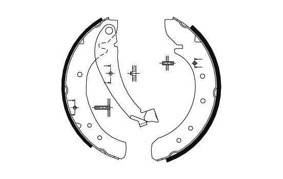 Juego de zapatas de freno 8935 ABS, Imagen 2