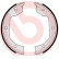 Juego de zapatas de freno, freno de estacionamiento S 06 511 Brembo, Miniatura 2