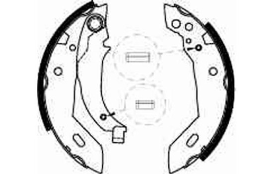 Juego de zapatas de freno GS6228 TRW, Imagen 4