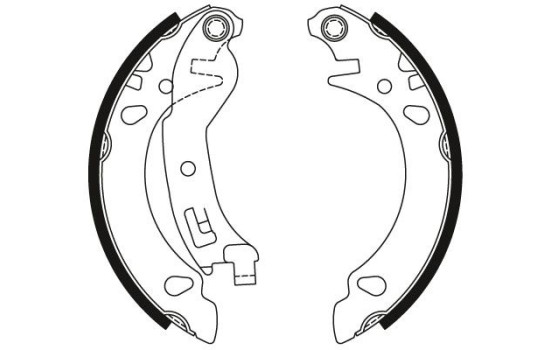 Juego de zapatas de freno GS8473 TRW, Imagen 2