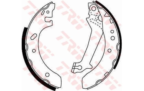 Juego de zapatas de freno GS8607 TRW
