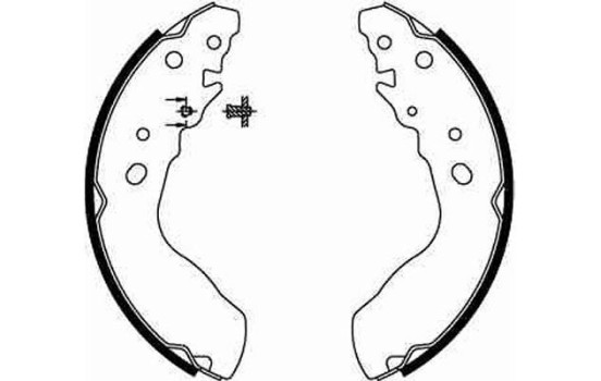Juego de zapatas de freno GS8641 TRW, Imagen 2