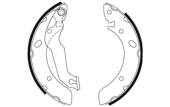 Juego de zapatas de freno GS8678 TRW, Imagen 2