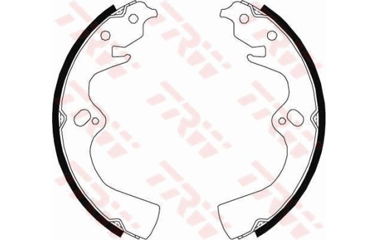 Juego de zapatas de freno GS8682 TRW