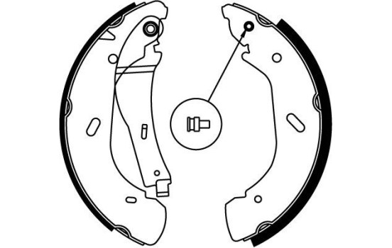 Juego de zapatas de freno GS8690 TRW, Imagen 2