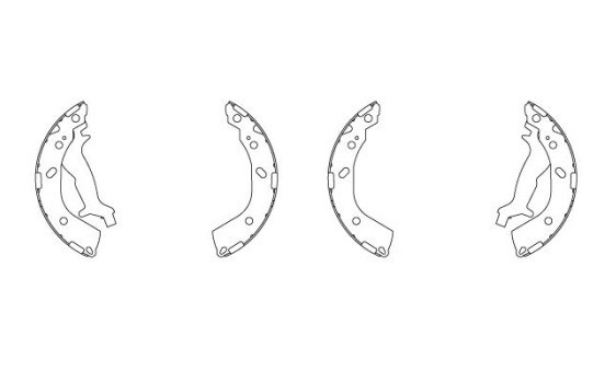 Juego de zapatas de freno GS8737 TRW, Imagen 2