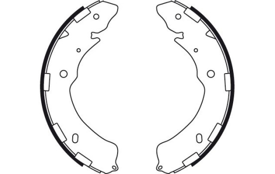 Juego de zapatas de freno GS8768 TRW, Imagen 2