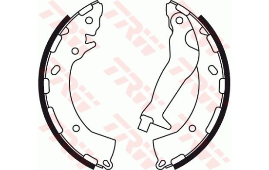 Juego de zapatas de freno GS8785 TRW