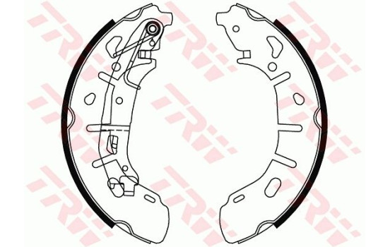 Juego de zapatas de freno GS8799 TRW