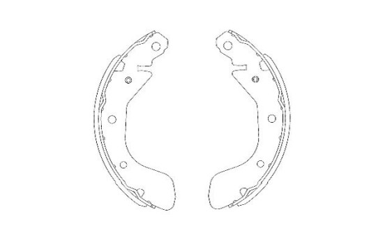 Juego de zapatas de freno KBS-1401 Kavo parts