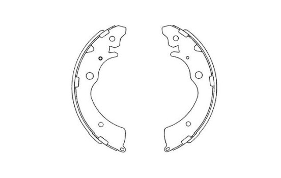 Juego de zapatas de freno KBS-2901 Kavo parts