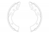 Juego de zapatas de freno KBS-2902 Kavo parts