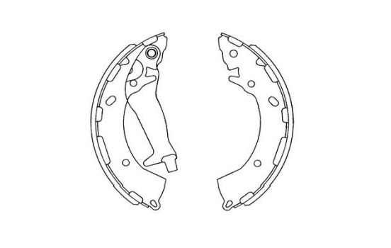 Juego de zapatas de freno KBS-3409 Kavo parts