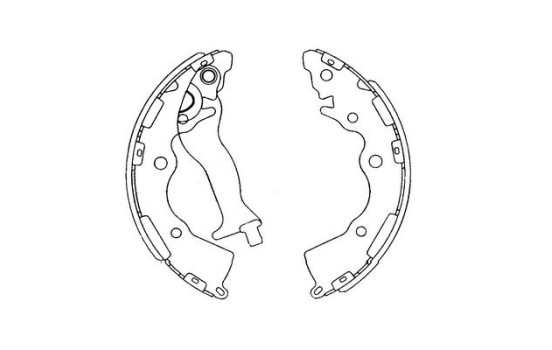 Juego de zapatas de freno KBS-4405 Kavo parts