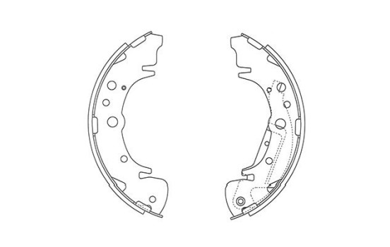 Juego de zapatas de freno KBS-4412 Kavo parts