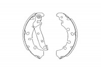 Juego de zapatas de freno KBS-5402 Kavo parts