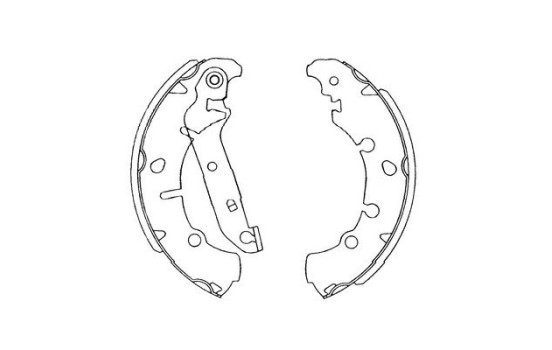 Juego de zapatas de freno KBS-5402 Kavo parts