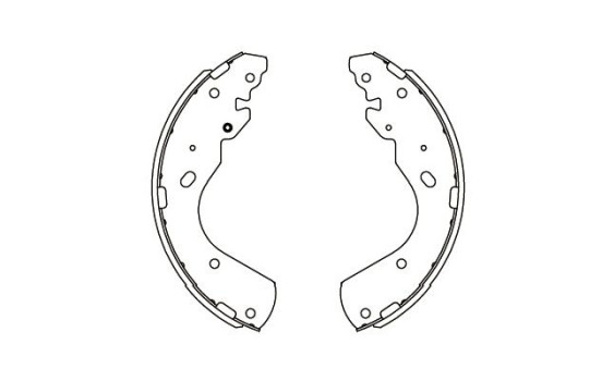 Juego de zapatas de freno KBS-5404 Kavo parts