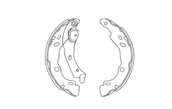 Juego de zapatas de freno KBS-7407 Kavo parts