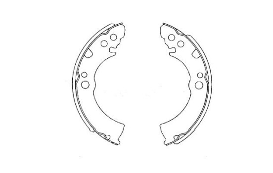 Juego de zapatas de freno KBS-7421 Kavo parts