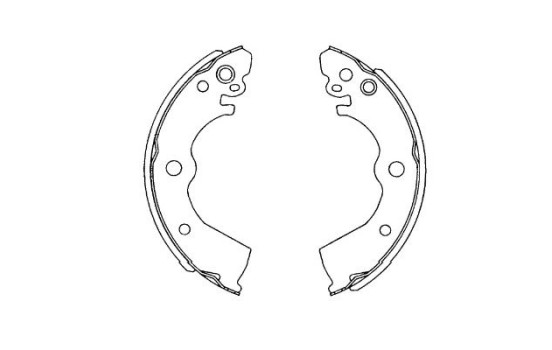 Juego de zapatas de freno KBS-7424 Kavo parts