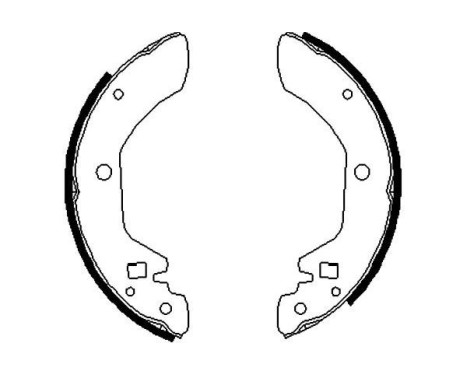 Juego de zapatas de freno KBS-7429 Kavo parts