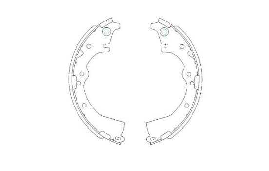 Juego de zapatas de freno KBS-9908 Kavo parts