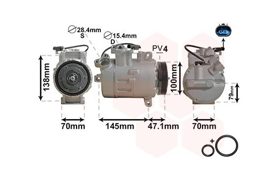 Compresor, aire acondicionado *** IR PLUS ***