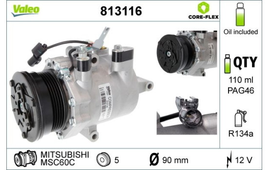 Compresor, aire acondicionado