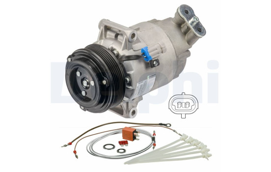 Compresor, aire acondicionado