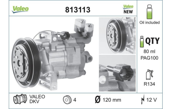Compresor, aire acondicionado