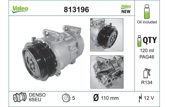 Compresor, aire acondicionado