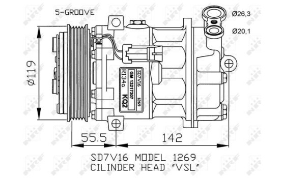 Compresor, aire acondicionado, Imagen 2