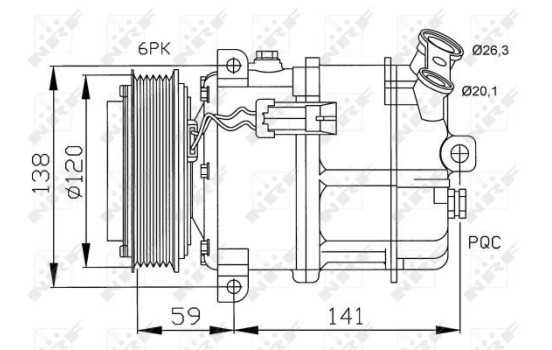 Compresor, aire acondicionado, Imagen 3