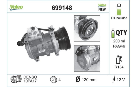 Compresor, aire acondicionado