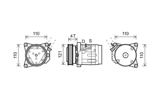 COMPRESOR Captiva 2.4 i 06/06-, Imagen 2