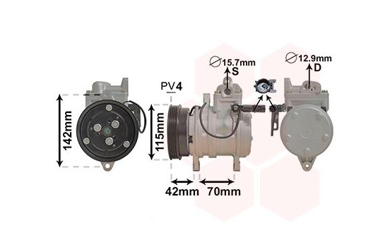 COMPRESOR DE AIRE ACONDICIONADO 1.0 / 1.1