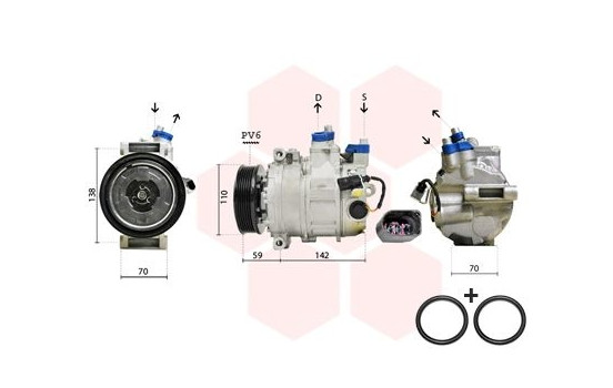 COMPRESOR DE AIRE ACONDICIONADO - Diésel