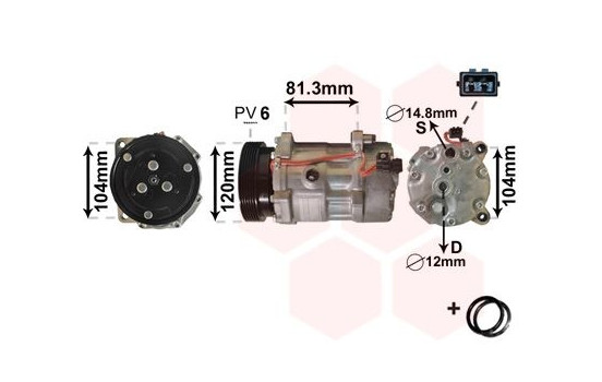 Compresor de aire acondicionado