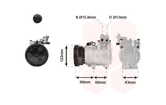 COMPRESOR GETZ 15CRDi MT 05-09