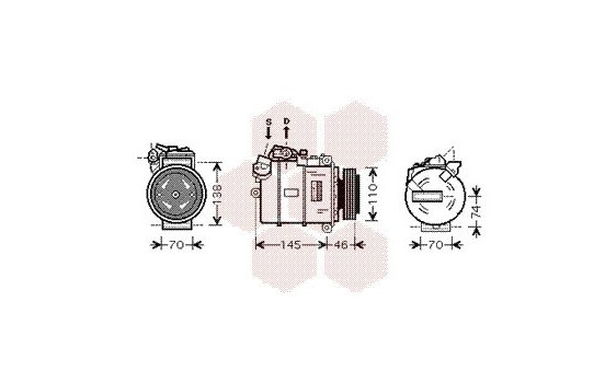 COMPRESOR 7SER E65/66 36/40/44 03-, Imagen 2