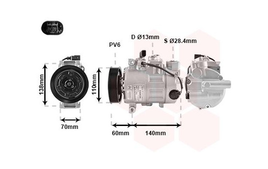 COMPRESOR A4 4/6cil. 00-03, Imagen 2