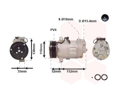 Compresor, aire acondicionado *** IR PLUS ***