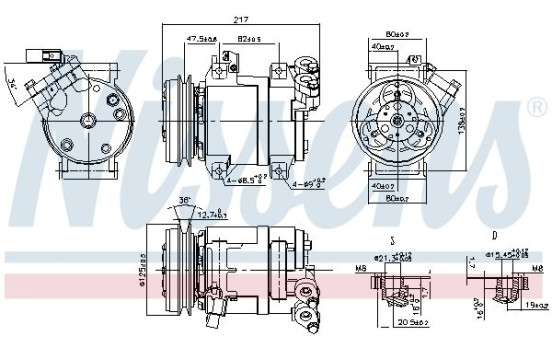 Compresor, aire acondicionado, Imagen 6