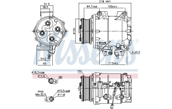 Compresor, aire acondicionado, Imagen 7
