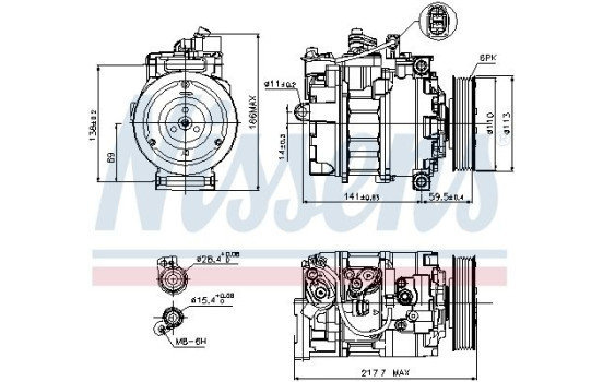 Compresor, aire acondicionado, Imagen 5