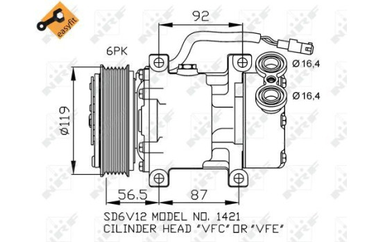 Compresor, aire acondicionado, Imagen 2
