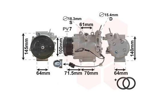 COMPRESOR CIVIC VII 2.2CDTi 05-